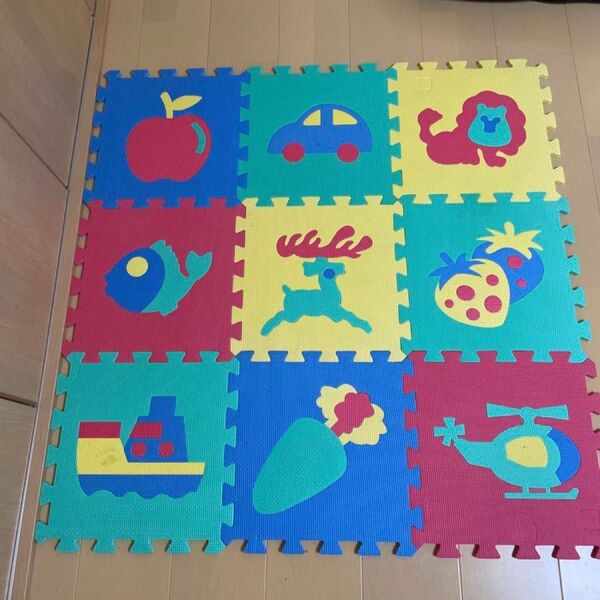ジョイント パズルマット 9枚セット約90×90×厚み1cm
