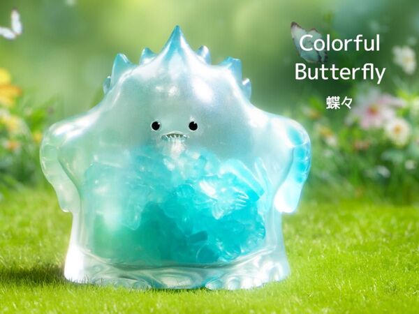 【未開封】POPMART ポップマート YUKI 和風テイスト 蝶々 Colorful Butterfly
