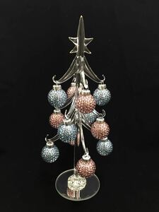  glass made Christmas tree ornament Swarovski construction 