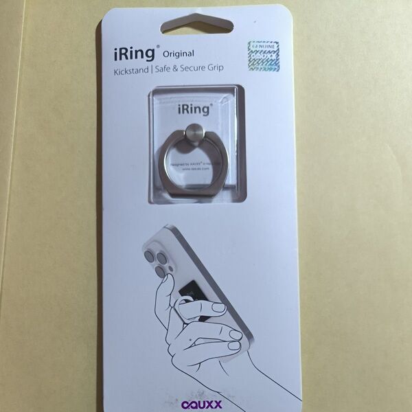 定価2580円!AAUXX スマホリング 『iRing』 (パールホワイト) UMS-NIRPW