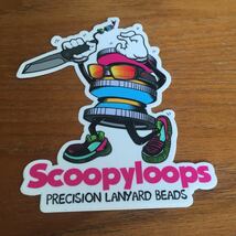 Scoopy loops ステッカー 検)ナイフランヤードビーズ_画像1