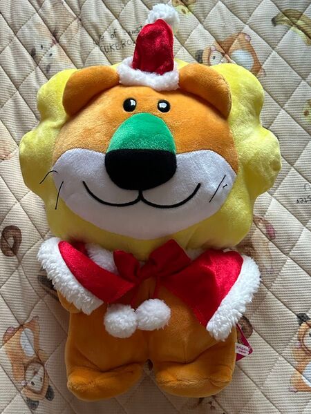 ぬいぐるみ ギンビス たべっ子どうぶつライオン クリスマス