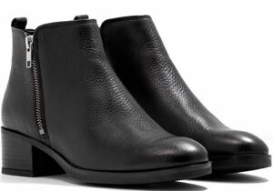 Clarks 22cm ブーツ ジッパー ブラック 黒 レザー 革 チェルシー サイドゴア スリッポン ローファー バレエ スニーカー パンプス AB60