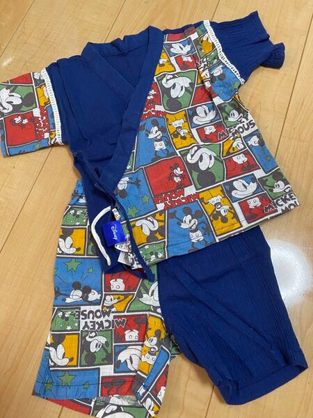 ampersand アンパサンド ディズニー ミッキー 甚平 キッズ 夏祭り お祭り