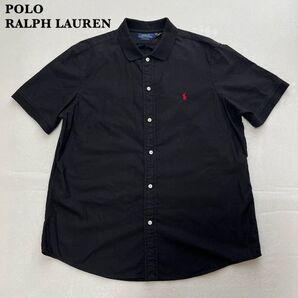 【現行品】美品 POLO RALPHLAUREN シャツ ブラック L