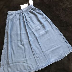 AZUL BY MOUSSY юбка M обычная цена 4990 иен + налог голубой 