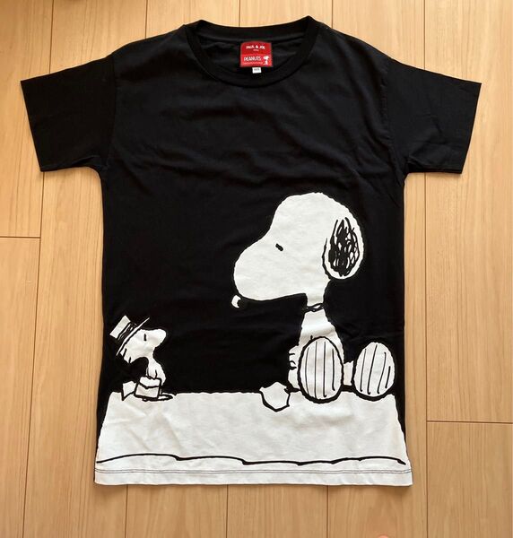 【レア・美品】ポールアンドジョー:ロングTシャツ ブラック スヌーピー