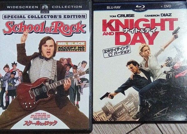 スクール・オブ・ロック、ナイト&デイ DVD