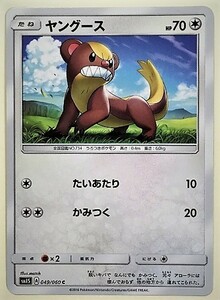 ヤングース　ポケモンカード　SM1S　049/060　2016　ポケットモンスター　pokemon card　ポケカ