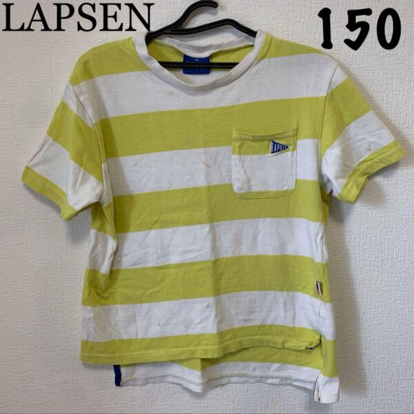 LAPSEN ボーダー 半袖 Tシャツ 150
