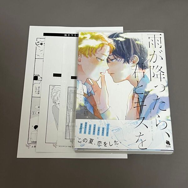 BL漫画 雨が降ったら、君とキスを あさ稲