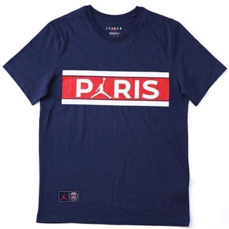 【新品!定価即決】PSG★Paris Saint-Germain x Jordan Wordmark★パリサンジェルマン × ジョーダン★ワードマークTシャツ☆Air Jordan