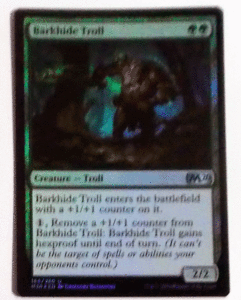 ＭTG英語/foil/Barkhide Troll(樹皮革のトロール)/基本2020/アンコモン