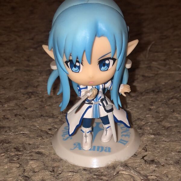sao アスナ ちびきゅんキャラフィギュア 一番くじ、ポスカ、バッジ