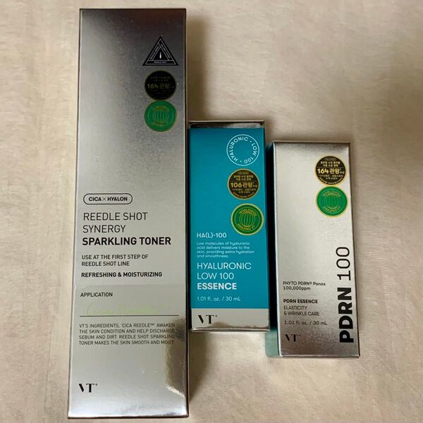 VT COSMETICS リードルショット シナジー スパークリングトナー PDRN エッセンス