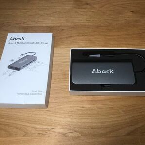 Abask usbハブ type-c USB C ハブ 8in1