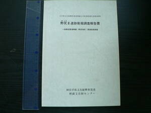 野尻3遺跡発掘調査報告書　一般農道整備事業　(野尻地区)　関連発掘調査 / 岩手県文化振興事業団埋蔵文化財センター 2001年