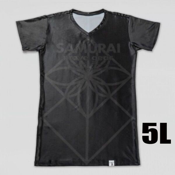 パワーアップSAMURAIシャツ(黒5L) 竹之内社長の【波乱万丈】で紹介