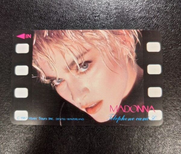 【希少品/美品/未使用】♪マドンナ♪ テレホンカード MADONNA 50度