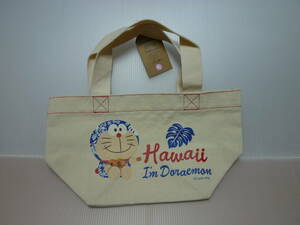 NEW! Hawaii limitation sunburn Doraemon Mini tote bag |C