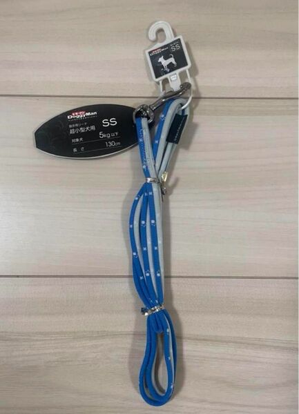 新品 ドギーマン おさんぽリード 超小型犬用 SS ツートンソフト柄リード