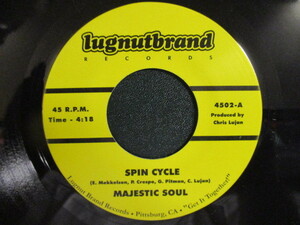 Majestic Soul ： Spin Cycle 7'' / 45s ★ 現行オルガンFunk ! ☆ c/w Rump Roast // シングル盤 / EP