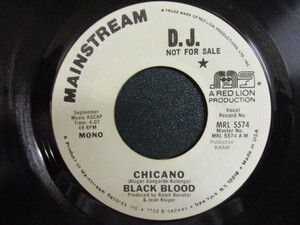 Black Blood ： Chicano 7'' / 45s ★ Afro Funk Disco 1975 ☆ シングル盤 / EP