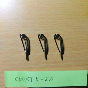 【3個】Sicガイド CMNST 5-2.0 ステンレスフレーム トップガイド 実釣未使用 管g2408210s170ypm