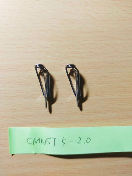 【2個】Sicガイド CMNST 5-2.0 ステンレスフレーム トップガイド 実釣未使用 管g2408140s170ypm