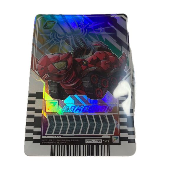 仮面ライダーガッチャード SR カメドーン ライドケミートレカ カード
