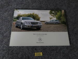 Mercedes Benz E Class catalog W211 S211 2007 year 59 page E63 E300 E320 E350 E550 postage 370 jpy C346