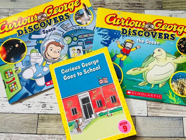 Curious George おさるのジョージ 化学 自然 宇宙 洋書 英語