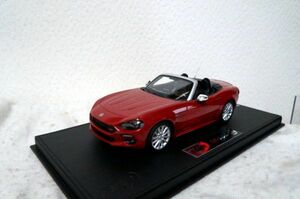 BBR フィアット 124 スパイダー 1/18 ミニカー FIAT 赤