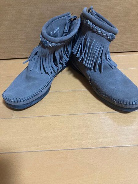 【美品!】MINNETONKAショートブーツ37