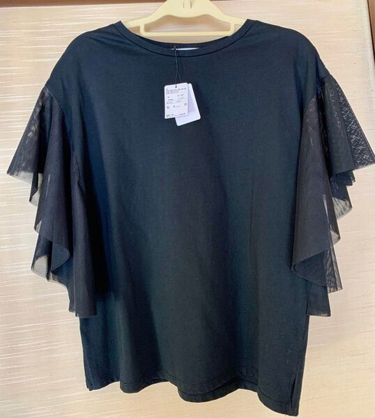 【新品タグ付】DOUX ARCHIVES 袖シフォンプルオーバー