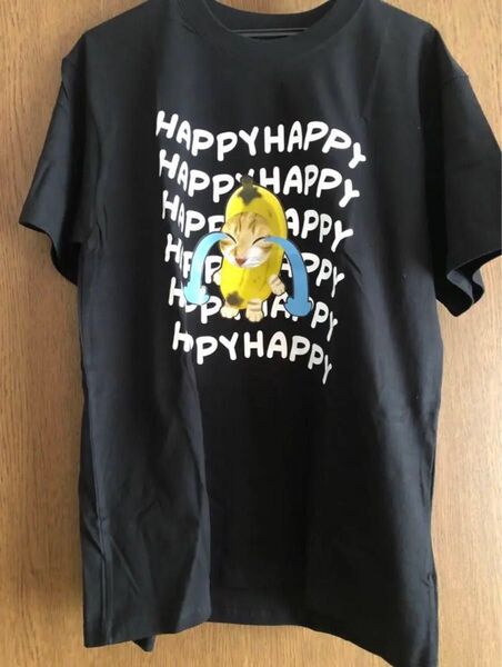 猫ミーム バナナ猫 Tシャツ