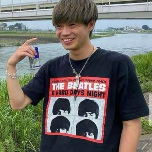 THE BEATLES A HARD DAY'S NIGHT 90s tシャツ コムドットやまと着用