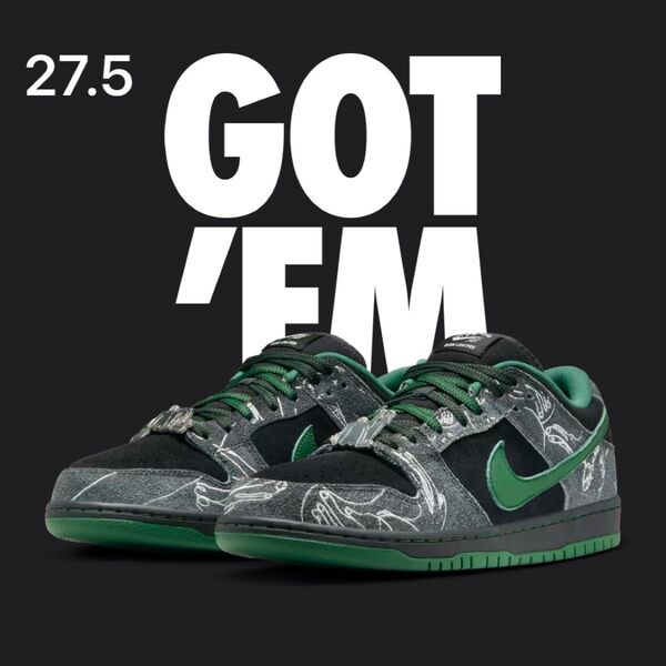 【新品未使用】27.5cm There Skateboards × Nike SB Dunk Low Pro