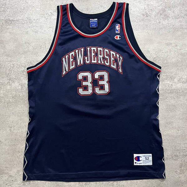 90s NBA チャンピオン ニュージャージー ネッツ ステフォン・マーブリー オーセンティック ユニフォーム サイズ 52