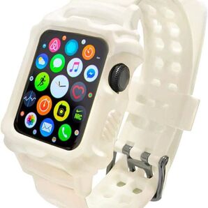 Apple Watchバンド 6/5/4/3/2/1/SE 38mm/40mm 対応 ホワイト