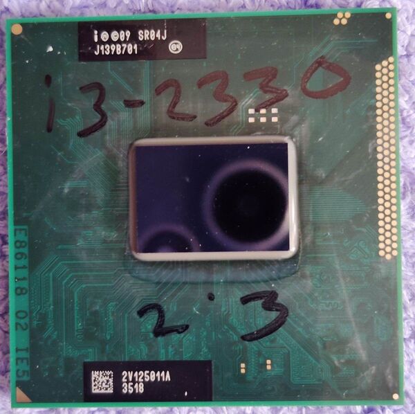 Intel Core CPU i3-2330 2.2ghz SRO4J 動作品