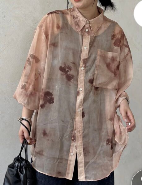 CPCM(シーピーシーエム)シアー長柄シャツ