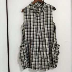 チェックチュニック