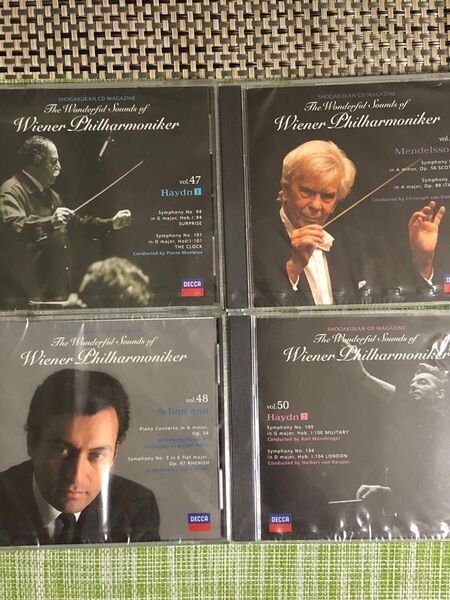 未開封 ウィーン・フィル 魅惑の名曲 vol.47〜50 4枚セット CDのみ