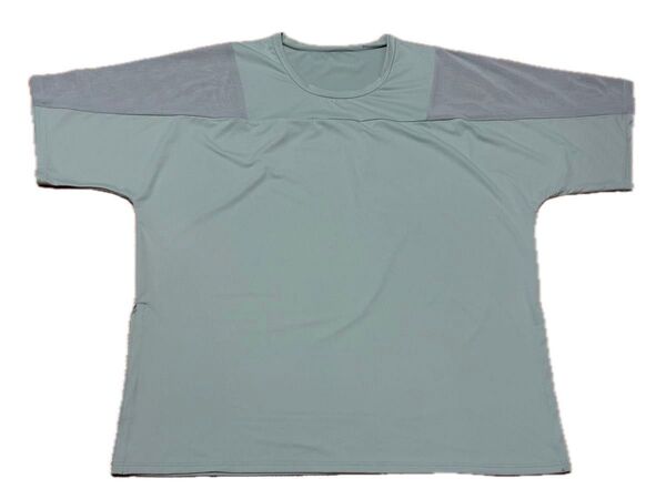 【美品・未着用】ヨガ ジム シャツ メッシュ ミント LL 3L
