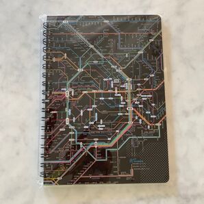 鉄道路線図リングノート 首都圏日本語 ブラック
