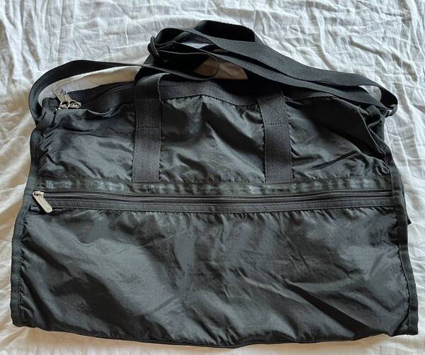 レスポートサック LESPORTSAC ショルダーバッグ ハンドバッグ 黒 ボストン ウィークエンダー 中古品