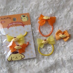 ポムポムプリン☆ヘアゴム☆ヘアクリップ