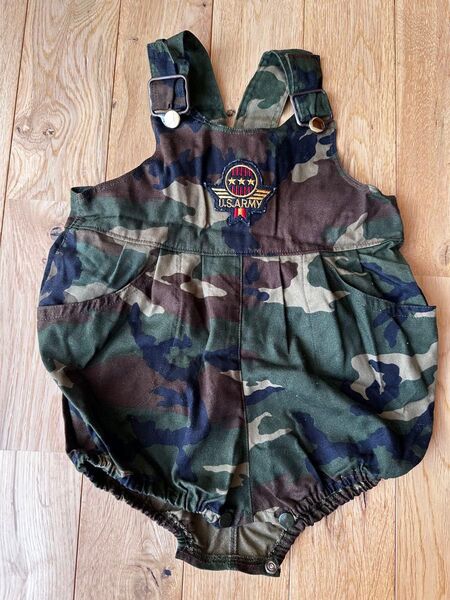ベビー服 ロンパース 迷彩柄 ミリタリー 米軍