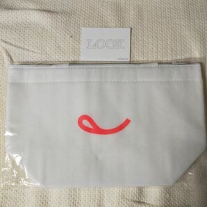 【500円クーポン可】新宿京王百貨店 不二家 ペコちゃんの学校限定 不織布保冷トートバック ホワイトスマイルマークバージョン